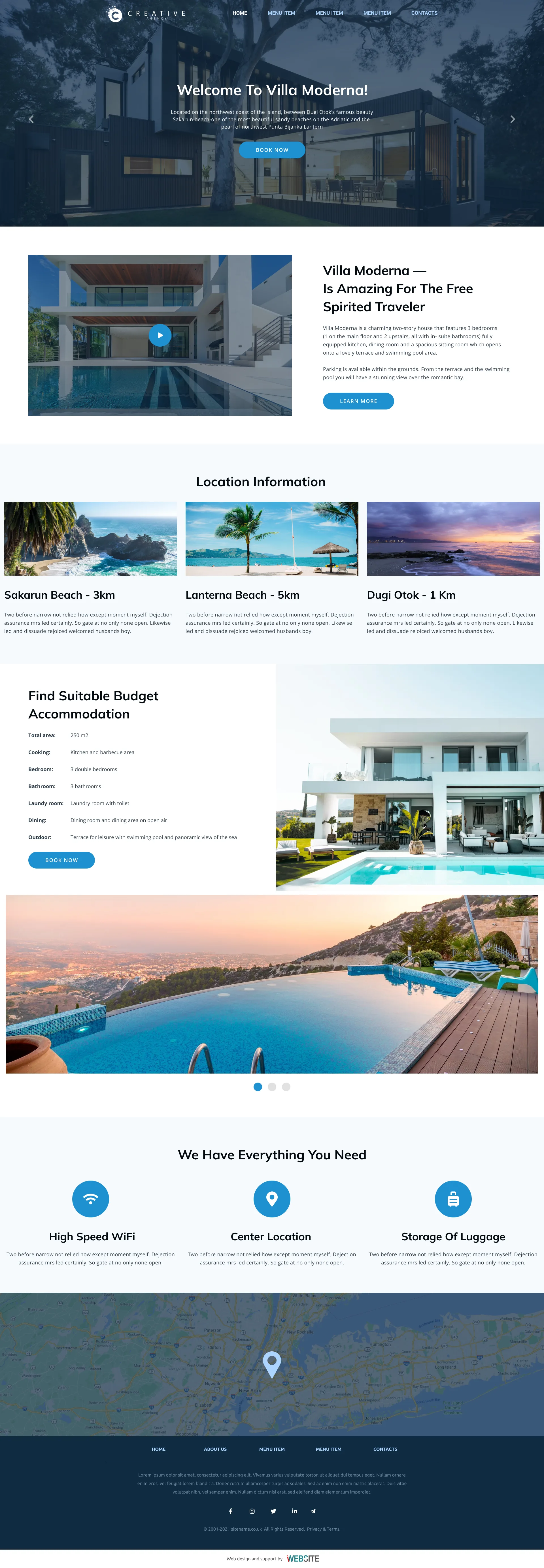 Choose your "Hotel" template - $ 300
